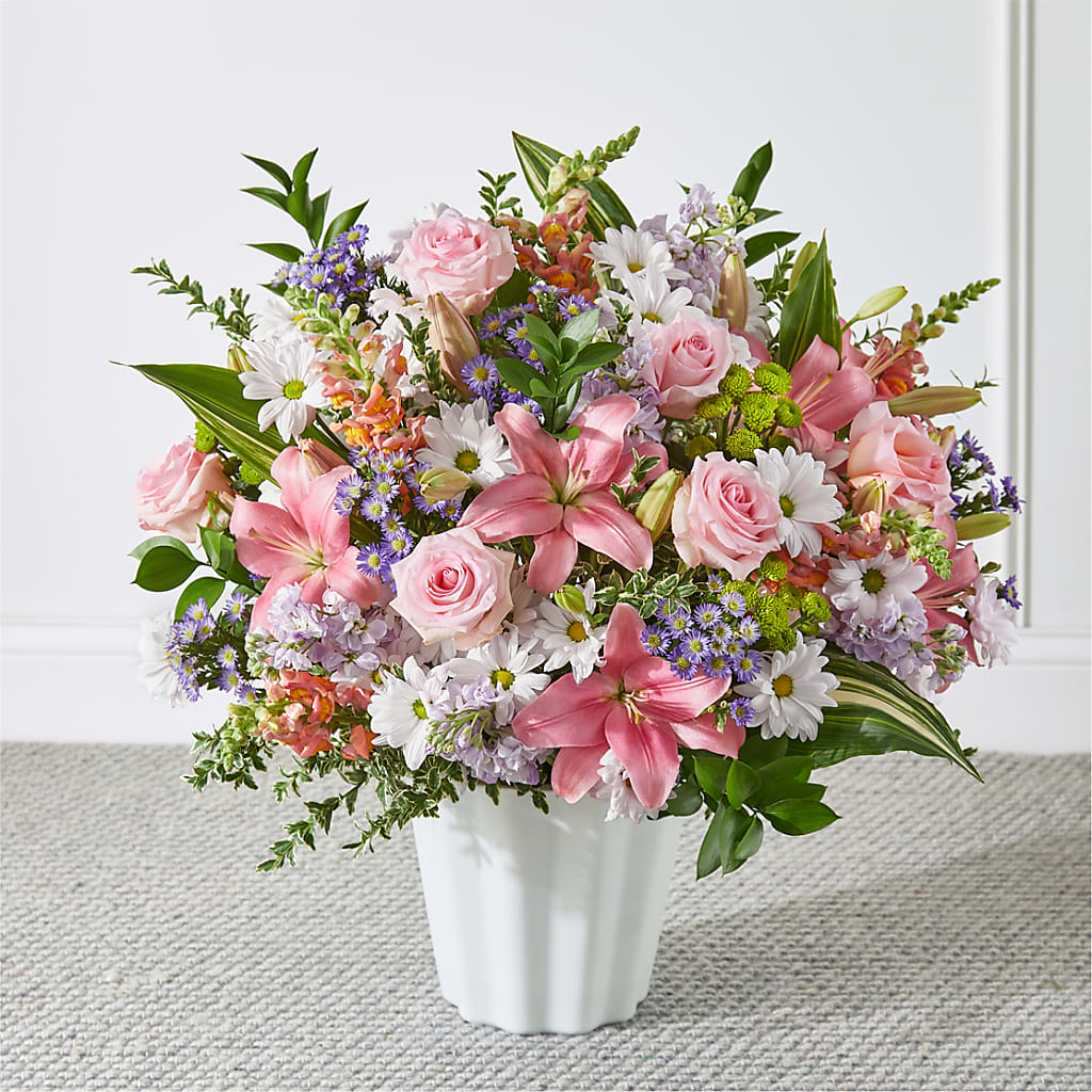 Abundant Compassion Floor Basket – Corner Flowers, Brooklyn NY