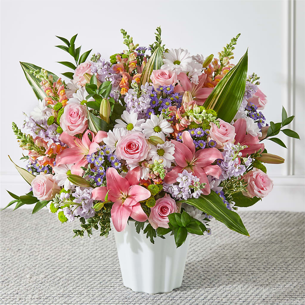 Abundant Compassion Floor Basket – Corner Flowers, Brooklyn NY