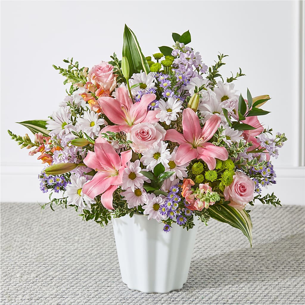 Abundant Compassion Floor Basket – Corner Flowers, Brooklyn NY