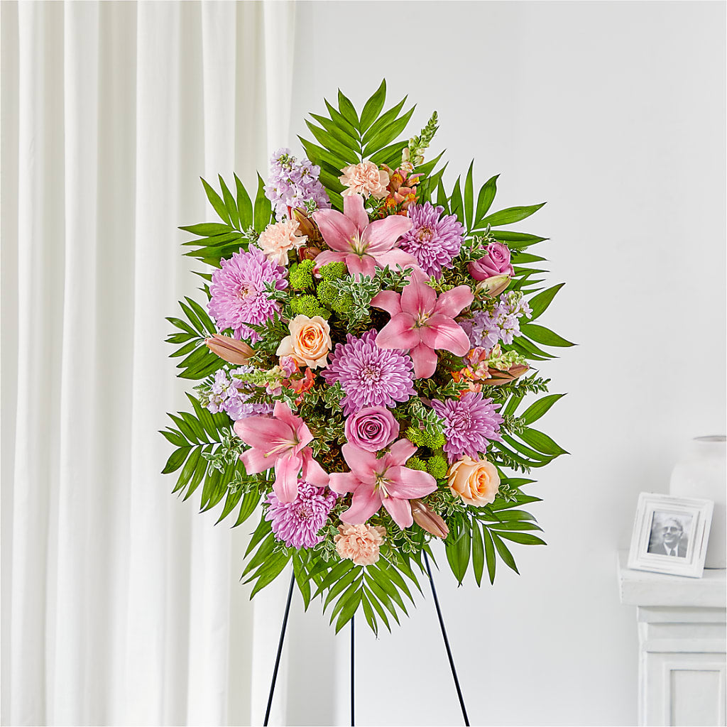 Love & Light Standing Spray – Corner Flowers, Brooklyn NY
