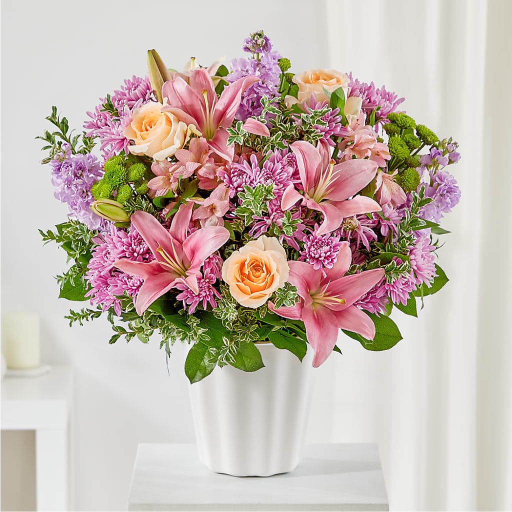 Supportive Embrace Tabletop Basket – Corner Flowers, Brooklyn NY