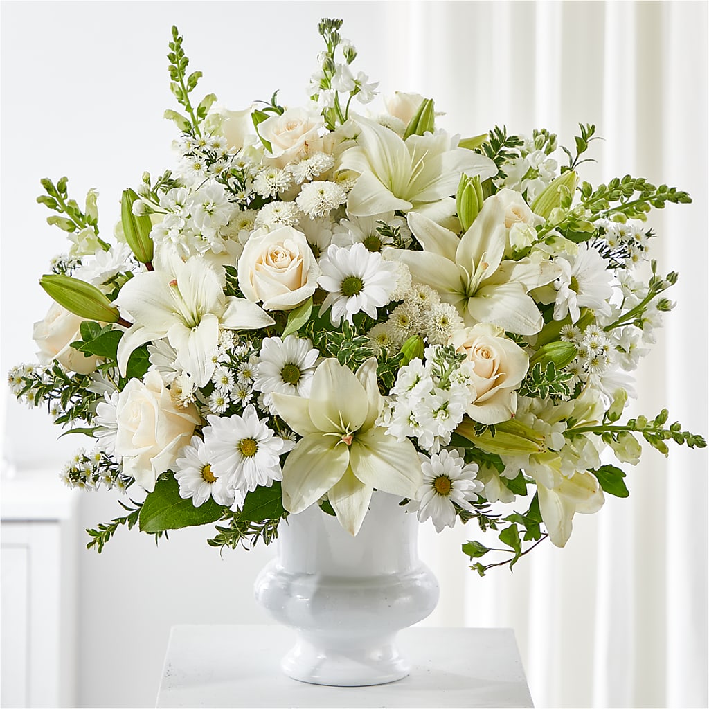 Uplifting Urn Arrangement – Corner Flowers, Brooklyn NY
