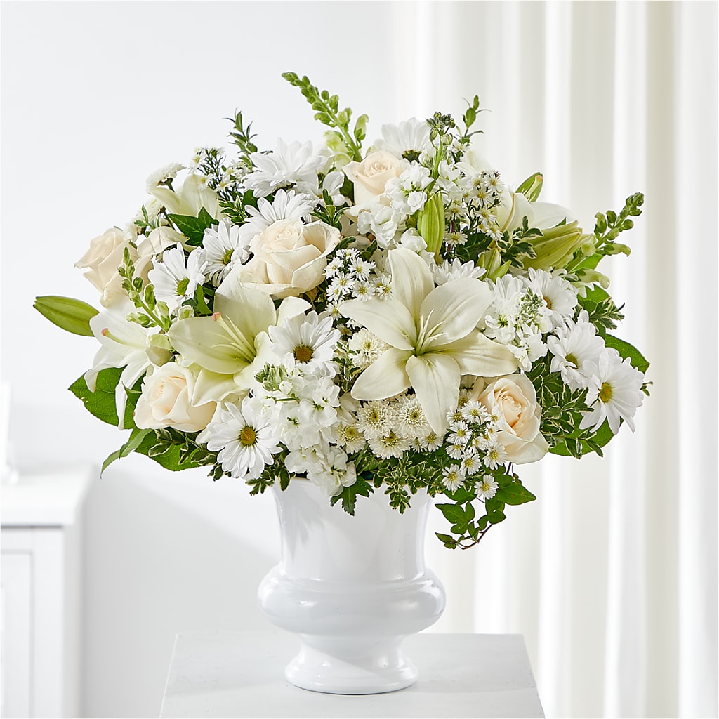 Uplifting Urn Arrangement – Corner Flowers, Brooklyn NY