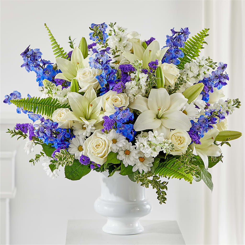 Expressions of Hope Urn Arrangement – Corner Flowers, Brooklyn NY