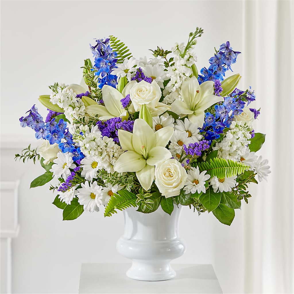 Expressions of Hope Urn Arrangement – Corner Flowers, Brooklyn NY