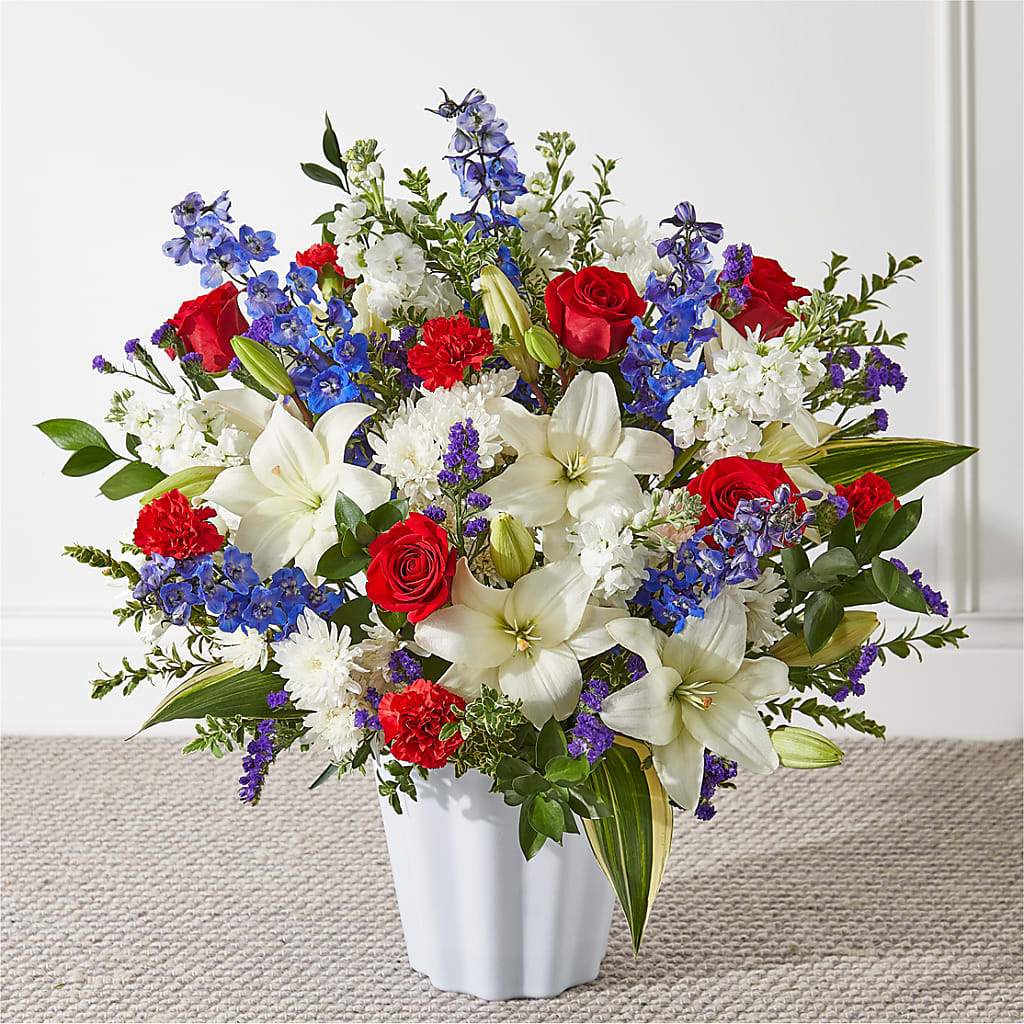 Consoled Floor Basket – Corner Flowers, Brooklyn NY