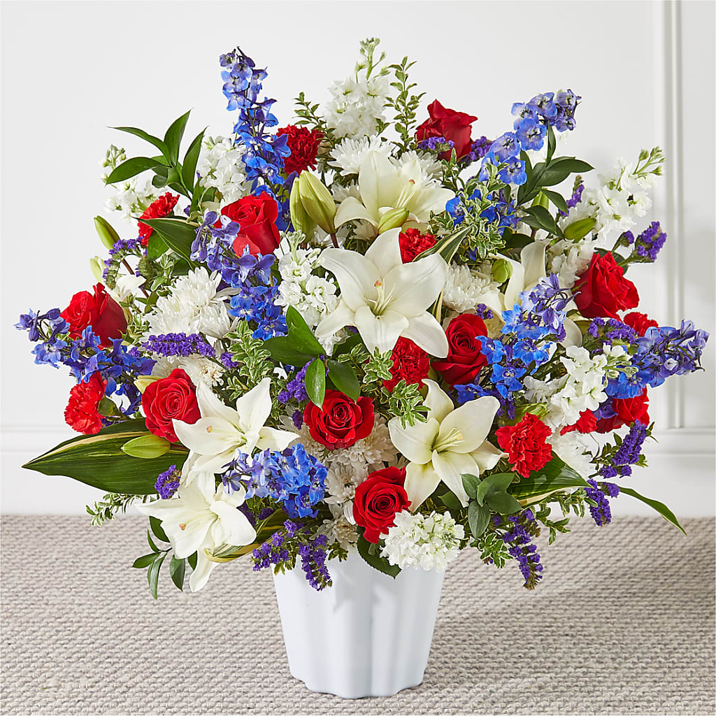 Consoled Floor Basket – Corner Flowers, Brooklyn NY