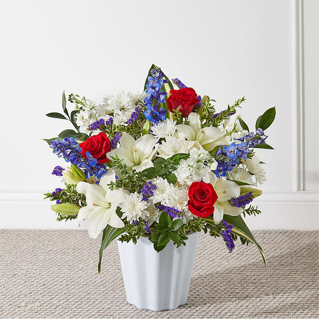 Consoled Floor Basket – Corner Flowers, Brooklyn NY