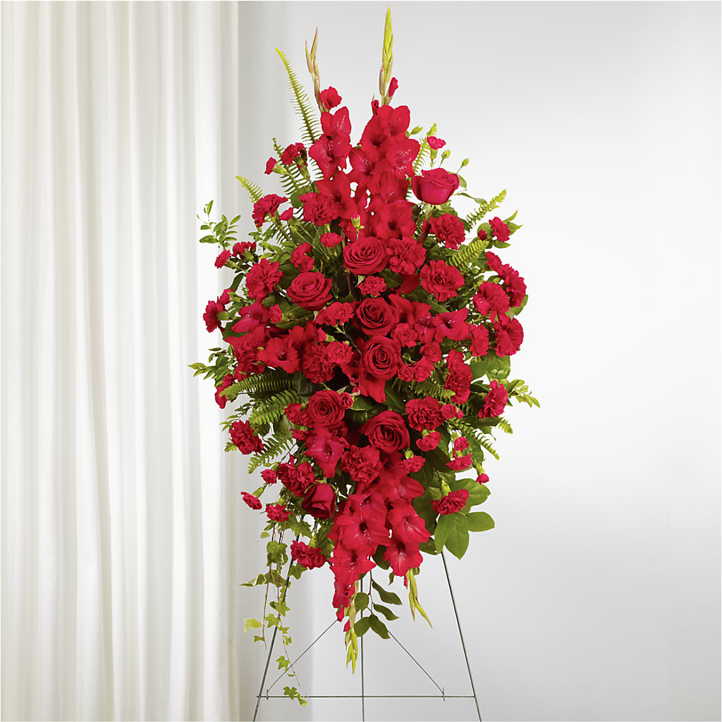 From the Heart Standing Spray – Corner Flowers, Brooklyn NY