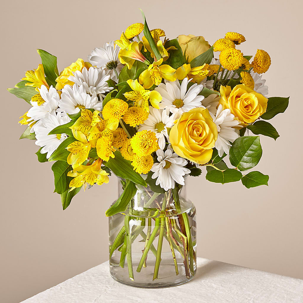 Sunny Sentiments Bouquet – Corner Flowers, Brooklyn NY