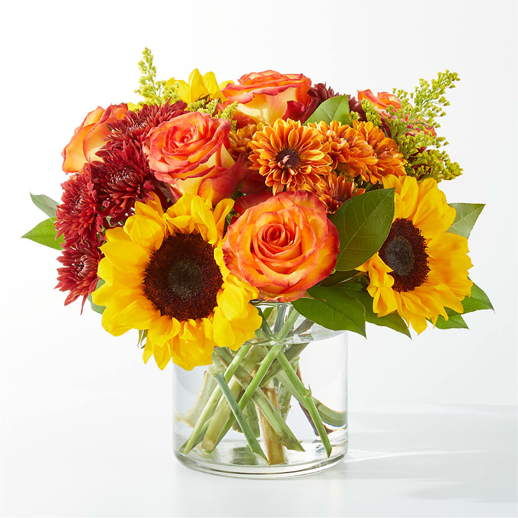 Flannel Scarf Bouquet – Corner Flowers, Brooklyn NY