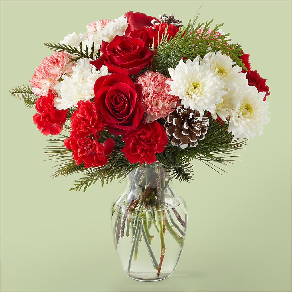 Candy Cane Lane Bouquet – Corner Flowers, Brooklyn NY