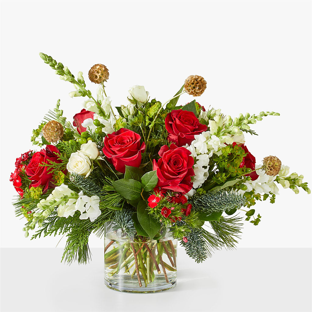 Deck the Halls Bouquet – Corner Flowers, Brooklyn NY