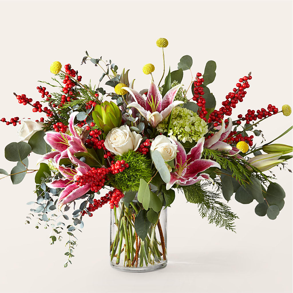Berry & Bright Bouquet – Corner Flowers, Brooklyn NY