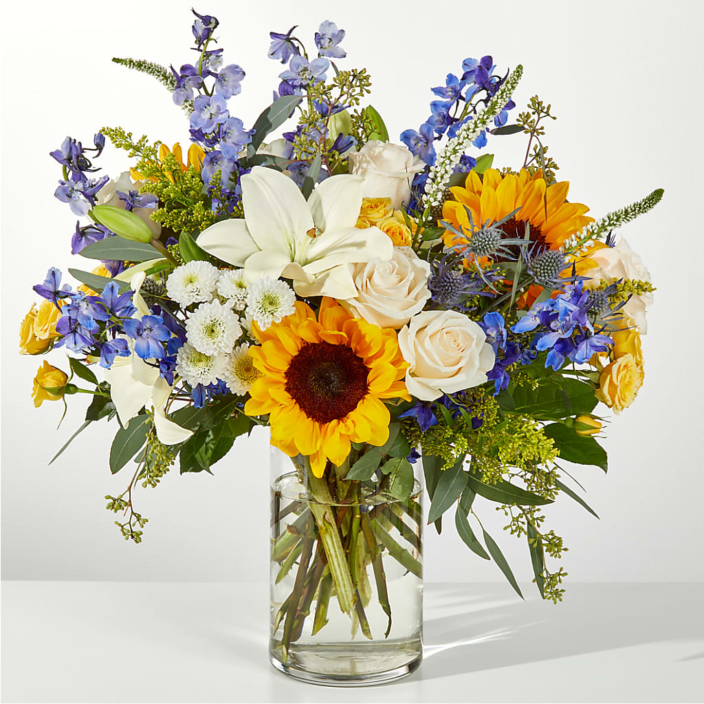 Wonderfully Sunny Bouquet – Corner Flowers, Brooklyn NY