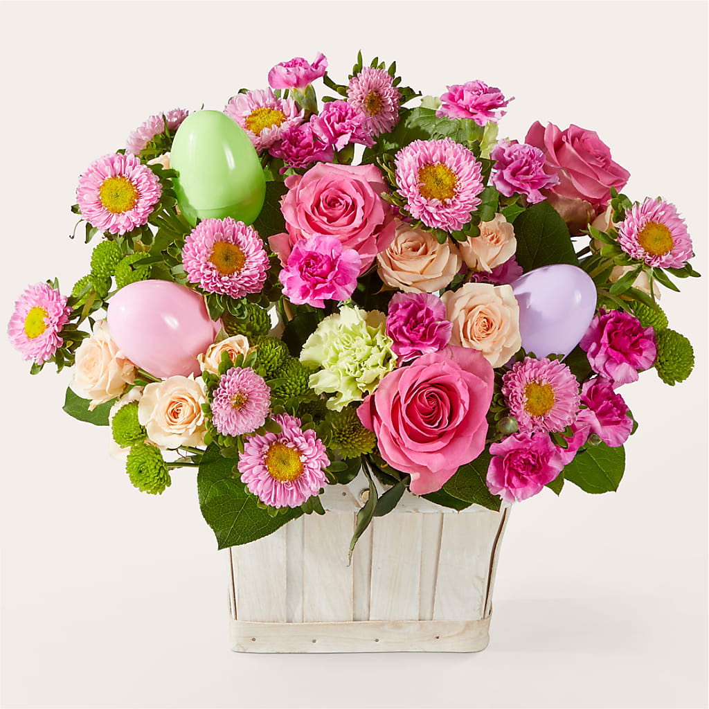 Get Eggcited Basket – Corner Flowers, Brooklyn NY