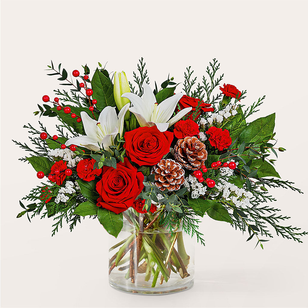 Best in Snow Bouquet – Corner Flowers, Brooklyn NY