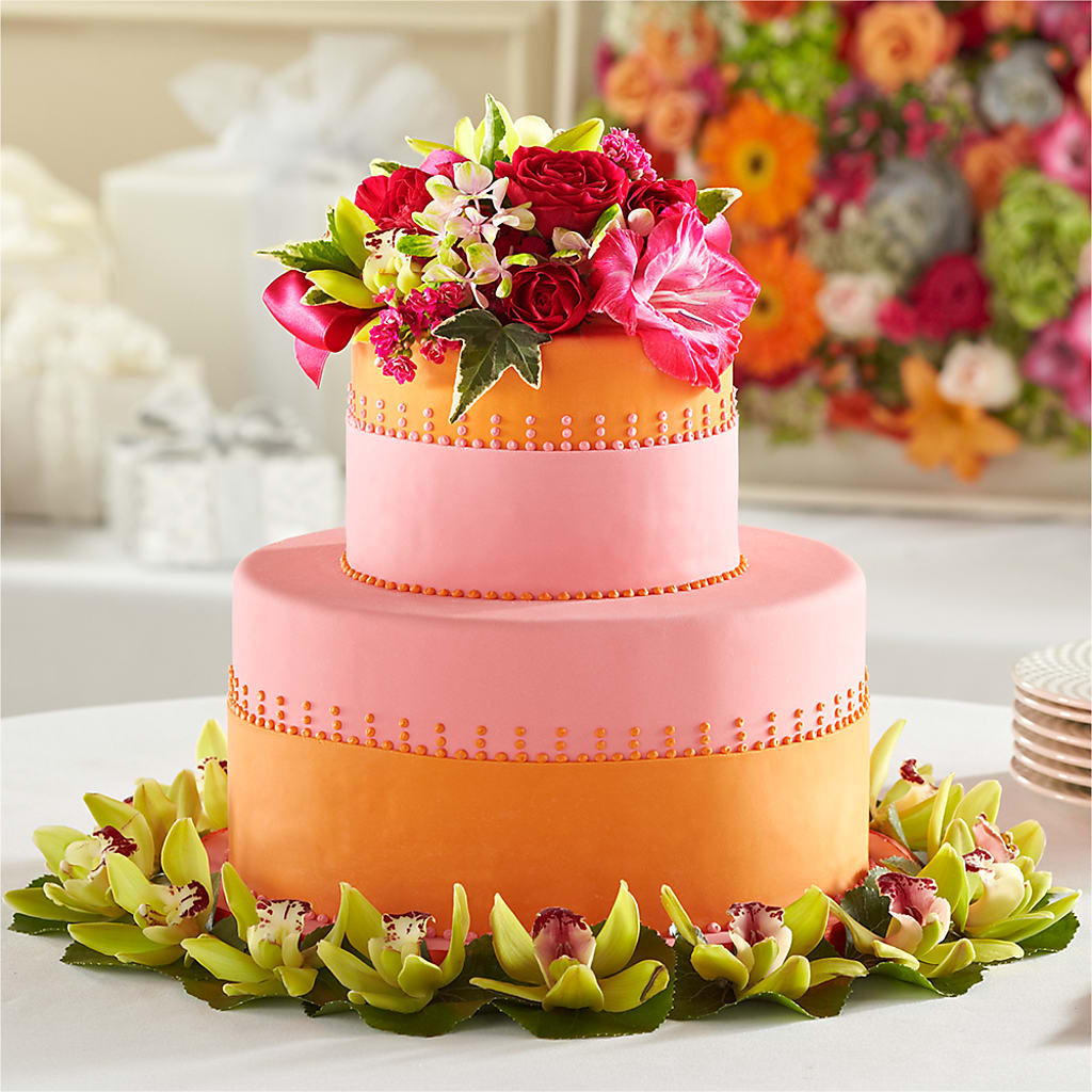 Sweet Citrus Cake Decor – Corner Flowers, Brooklyn NY