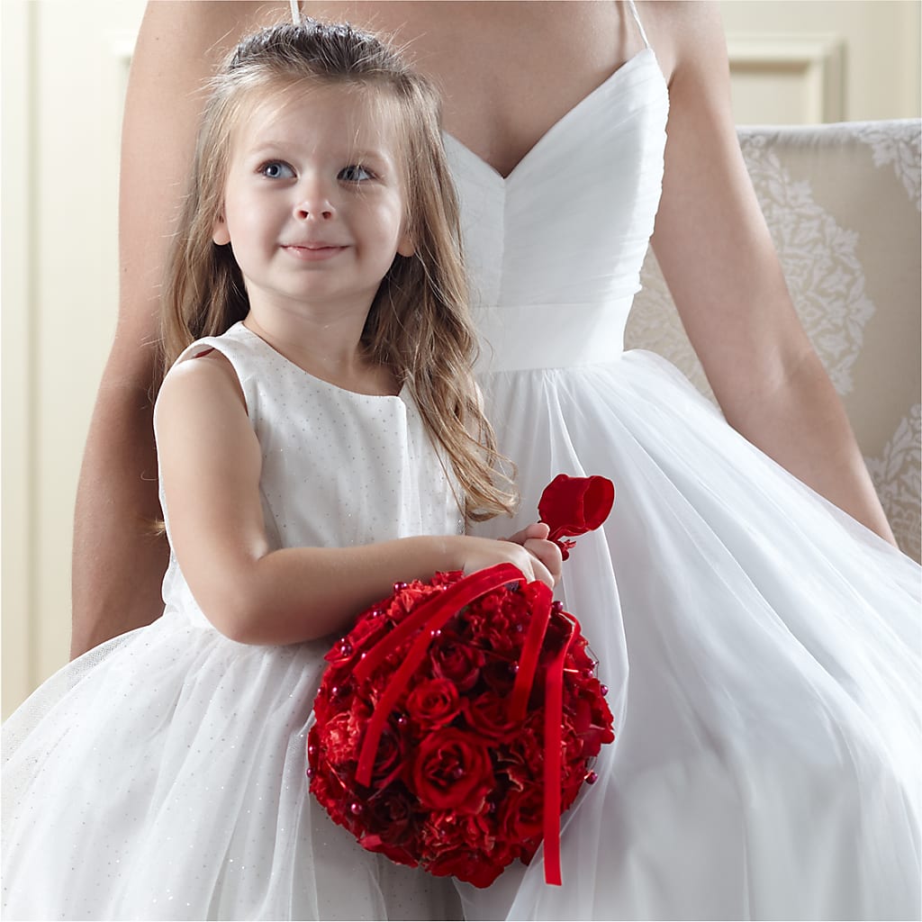 Pure at Heart Flower Girl Arrangement – Corner Flowers, Brooklyn NY