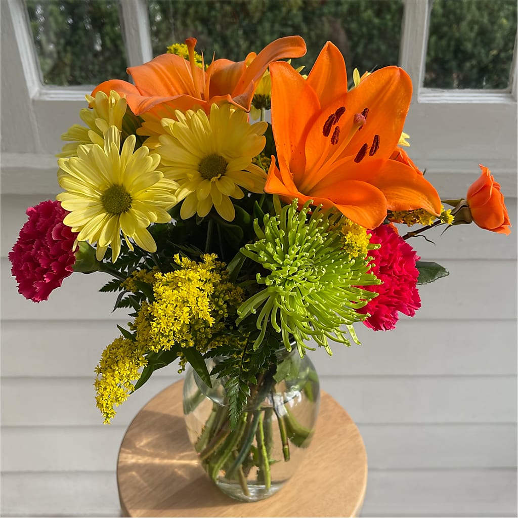 Bold & Bright – A Florist Original –  Corner Flowers, Brooklyn NY
