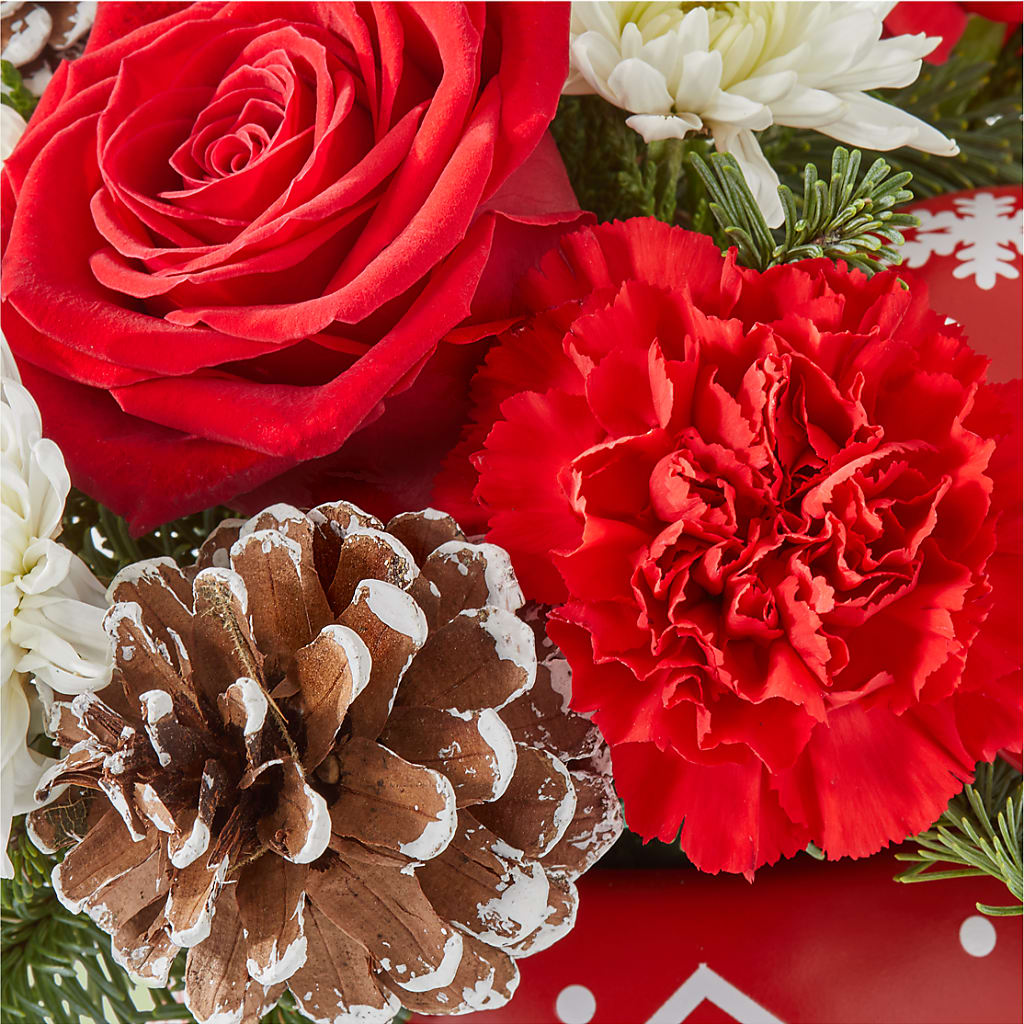 Christmas Village Ornament –  Corner Flowers, Brooklyn NY