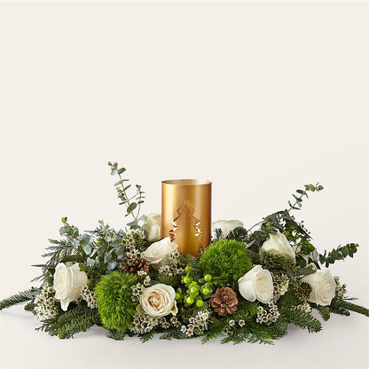 Chestnuts Roasting Centerpiece –  Corner Flowers, Brooklyn NY