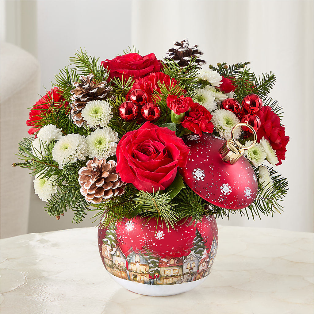 Christmas Carols Ornament –  Corner Flowers, Brooklyn NY