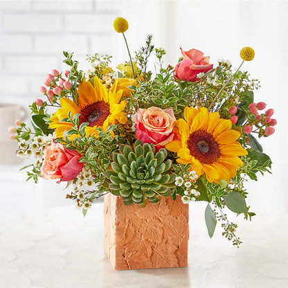 Sunflower Season Bouquet –  Corner Flowers, Brooklyn NY