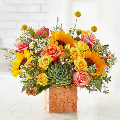 Sunflower Season Bouquet –  Corner Flowers, Brooklyn NY