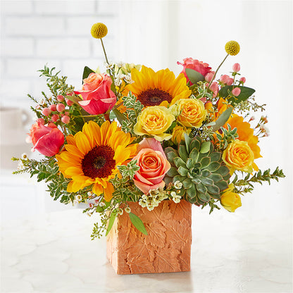 Sunflower Season Bouquet –  Corner Flowers, Brooklyn NY