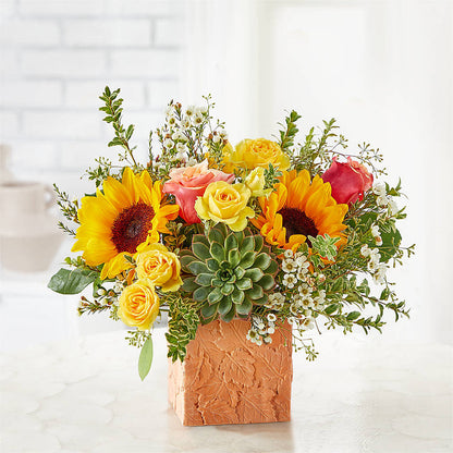 Sunflower Season Bouquet –  Corner Flowers, Brooklyn NY