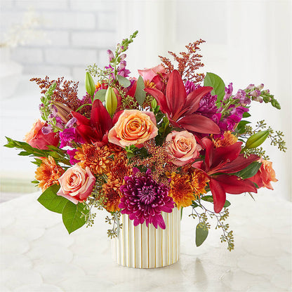 Burgundy Landscape Bouquet –  Corner Flowers, Brooklyn NY