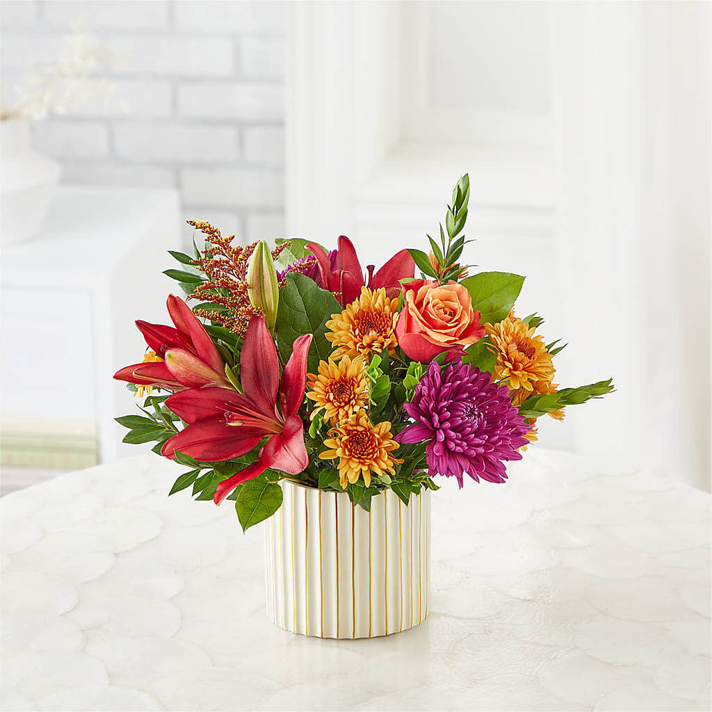 Burgundy Landscape Bouquet –  Corner Flowers, Brooklyn NY