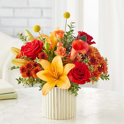 Scarlet Skies Bouquet –  Corner Flowers, Brooklyn NY