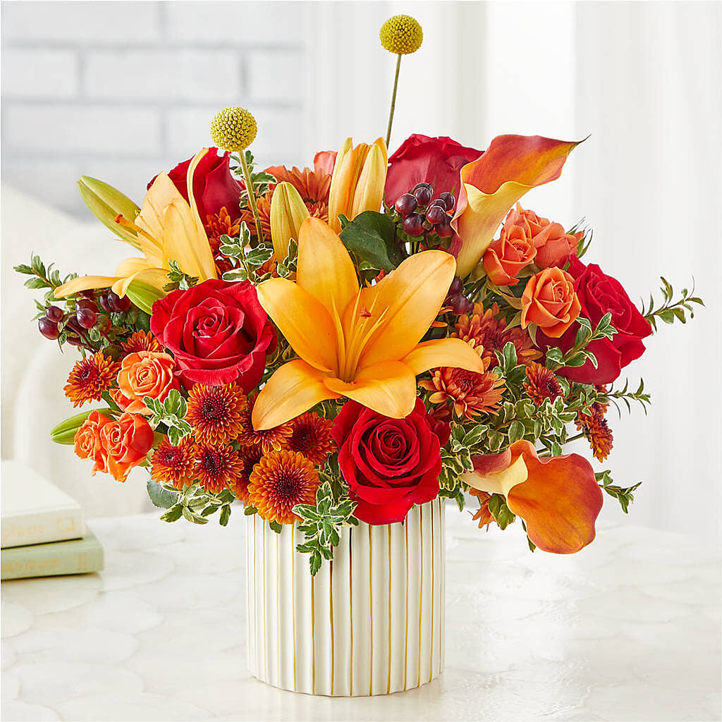 Scarlet Skies Bouquet –  Corner Flowers, Brooklyn NY