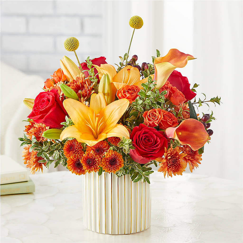 Scarlet Skies Bouquet –  Corner Flowers, Brooklyn NY