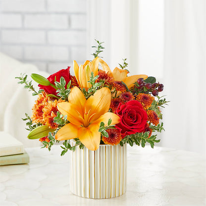 Scarlet Skies Bouquet –  Corner Flowers, Brooklyn NY