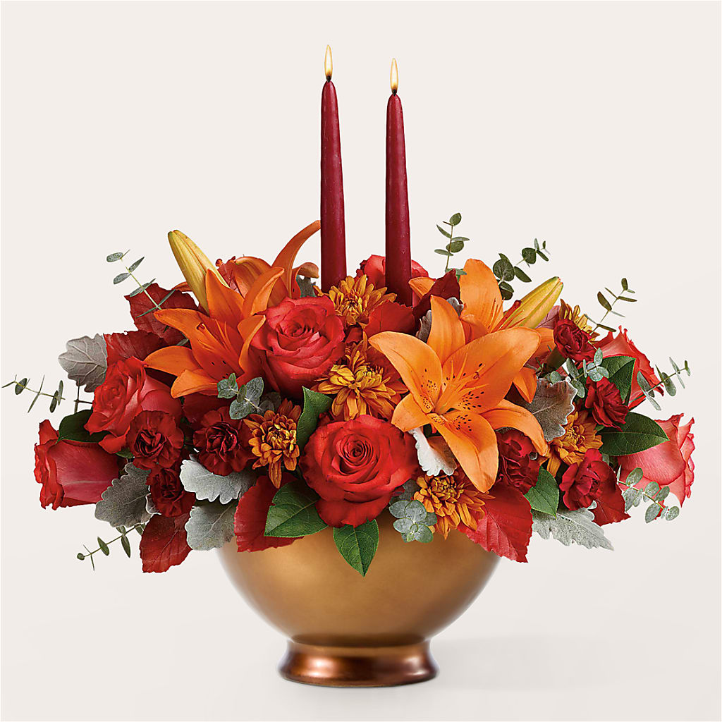 Fruits of Fall Centerpiece –  Corner Flowers, Brooklyn NY