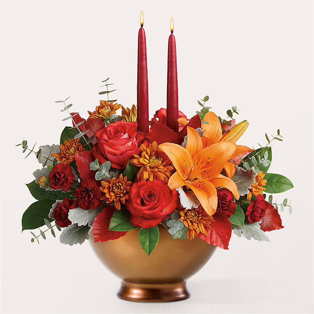 Fruits of Fall Centerpiece –  Corner Flowers, Brooklyn NY