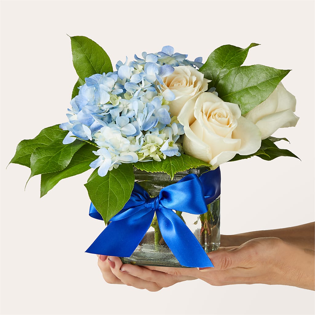 Sky Blue Delight Bouquet –  Corner Flowers, Brooklyn NY