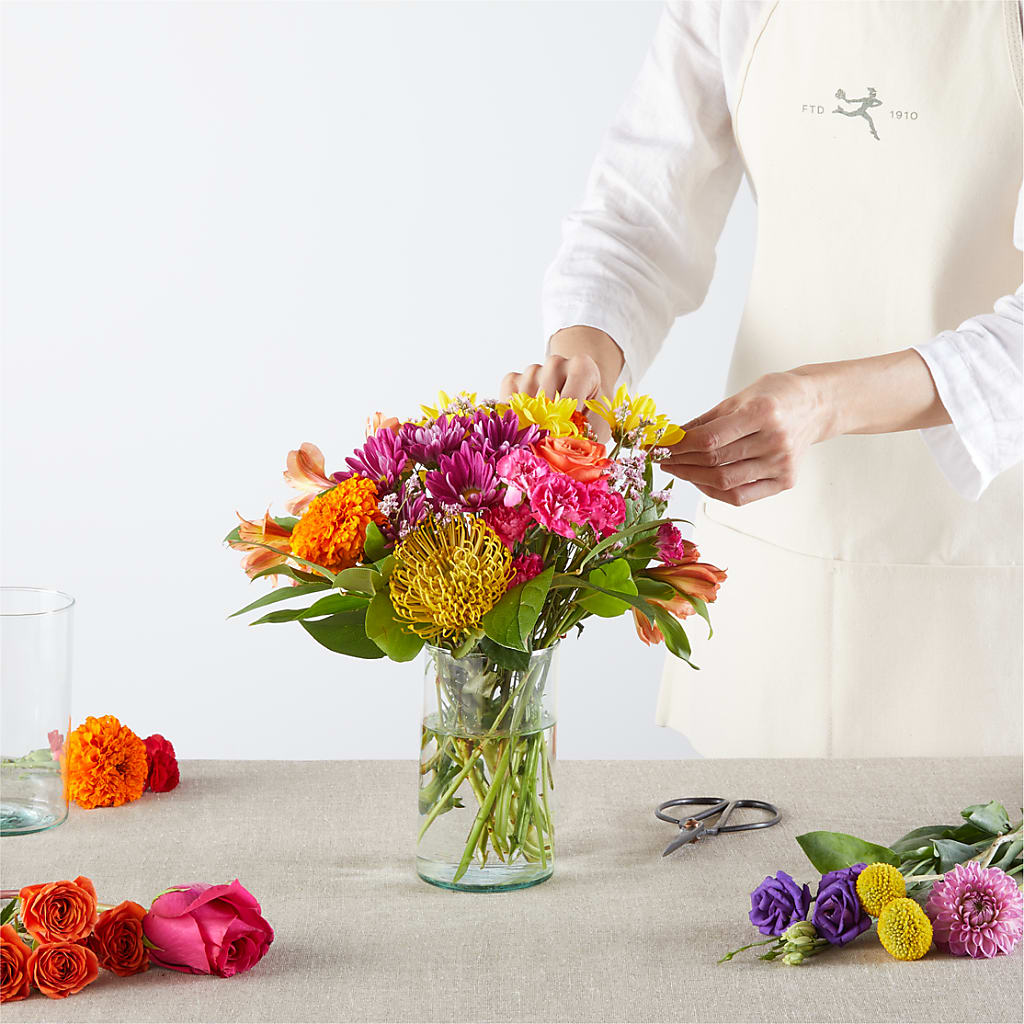 Feast of Color – A Florist Original –  Corner Flowers, Brooklyn NY