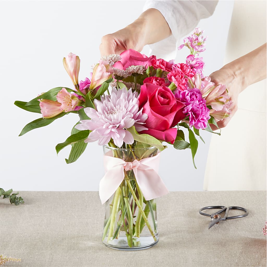 Pink Ribbon - A Florist Original –  Corner Flowers, Brooklyn NY