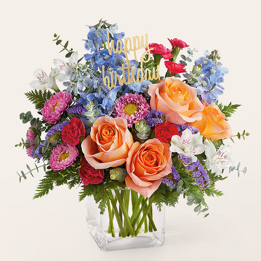 Birthday Bash Bouquet –  Corner Flowers, Brooklyn NY