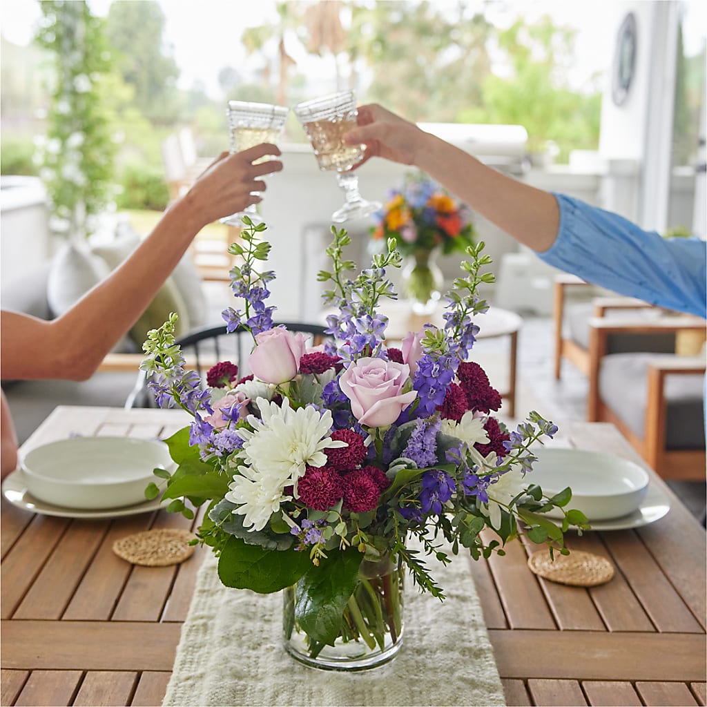 Violet Frost Bouquet –  Corner Flowers, Brooklyn NY