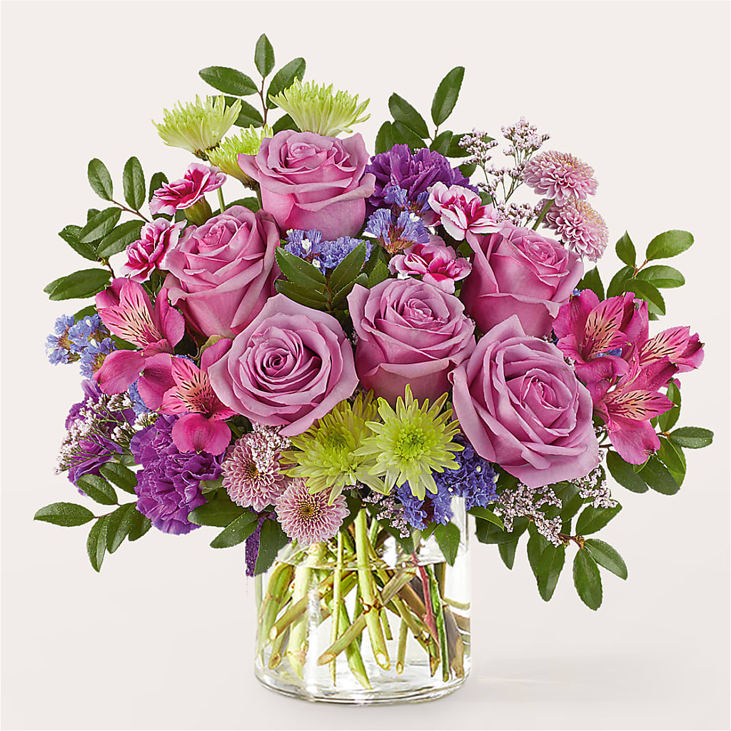 Glass Half Full Bouquet –  Corner Flowers, Brooklyn NY