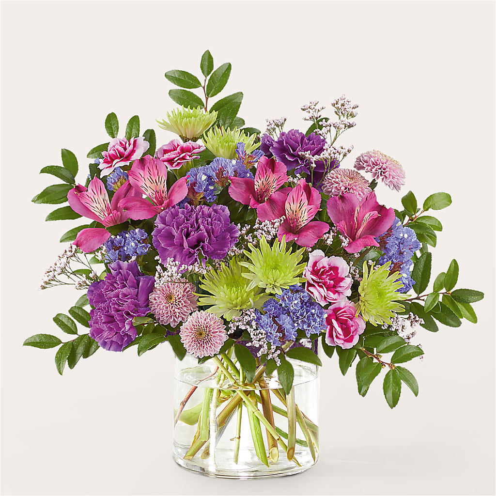 Glass Half Full Bouquet –  Corner Flowers, Brooklyn NY