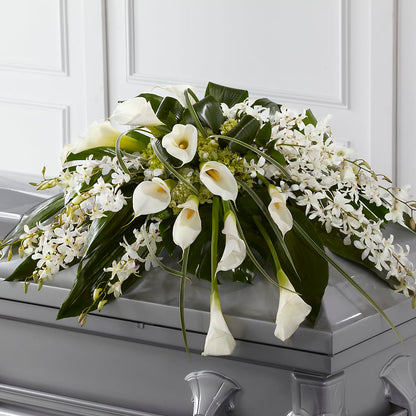 Angel Wings Casket Spray –  Corner Flowers, Brooklyn NY