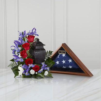 Patriotic Tribute Arrangement –  Corner Flowers, Brooklyn NY
