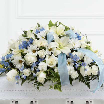 Tender Treasure Casket Spray –  Corner Flowers, Brooklyn NY