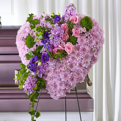 Treasured Love Standing Heart –  Corner Flowers, Brooklyn NY